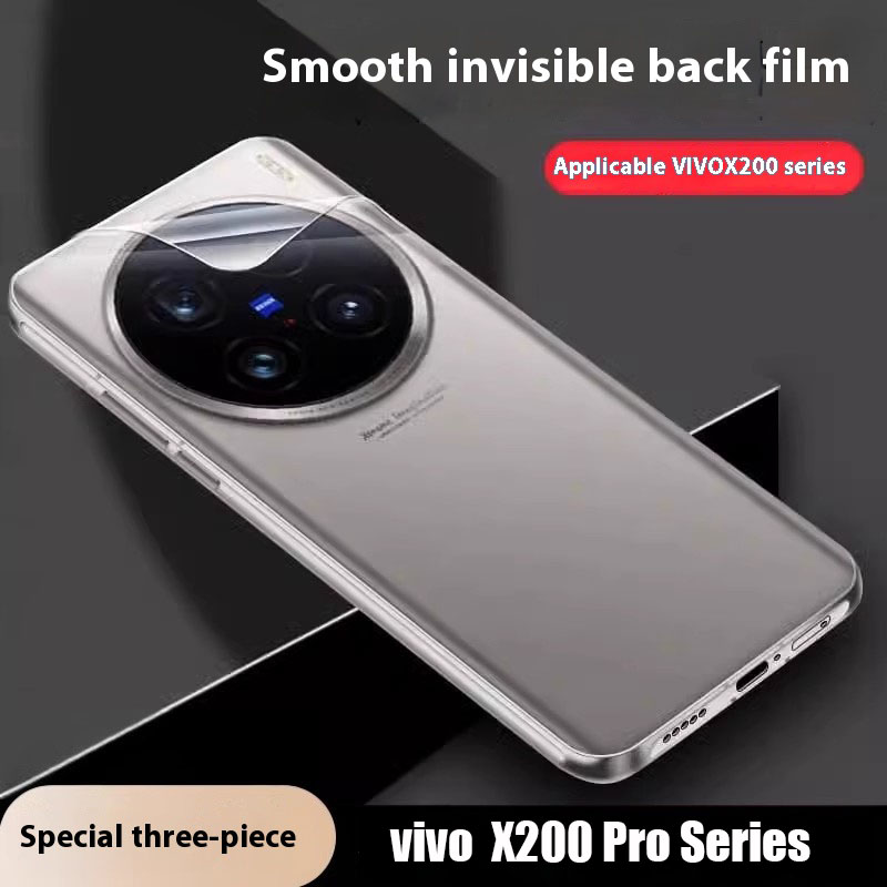 Vivo X200 - 3 stuks Terug Volledige Cover Matte