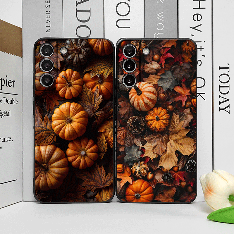 Huawei Mate 60 - Herfst Esdoornblad Pompoen Halloween Trend Telefoonhoesje