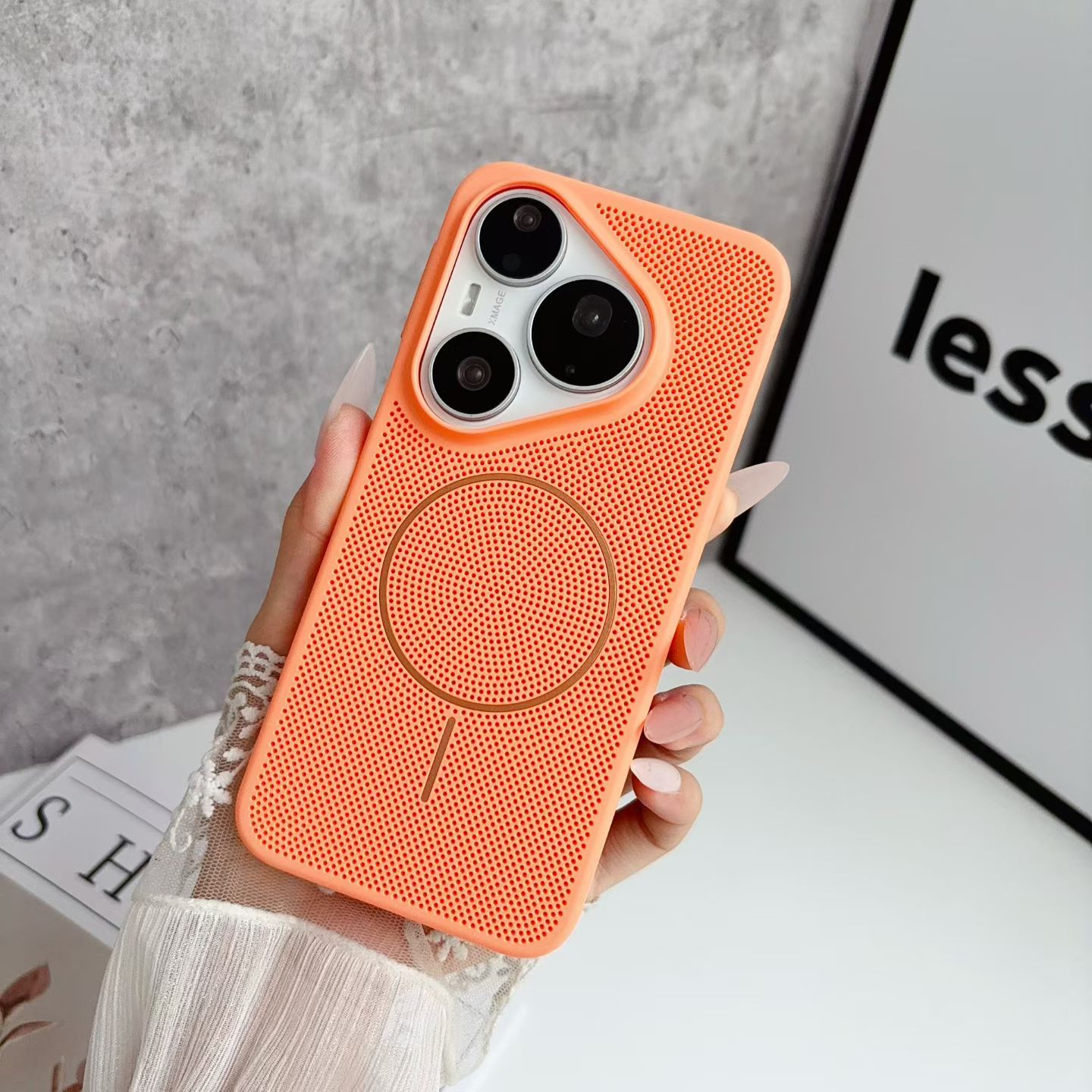 Huawei Pura 70 - Magnetische Koelende Ademende Shell Case voor