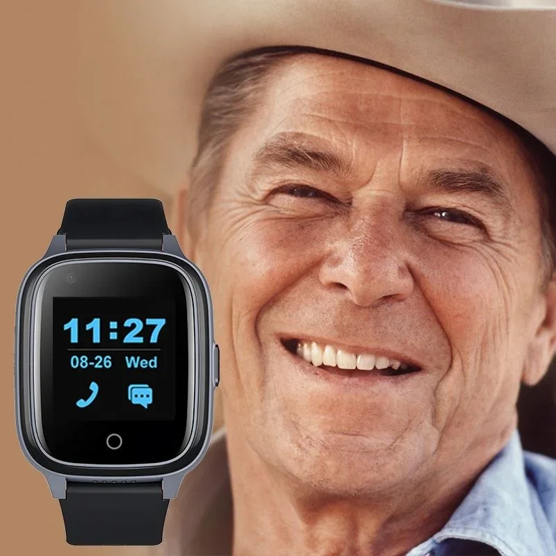 4G Senioren smartwatch D32 han - Fall Detection Watch recensie en prijs